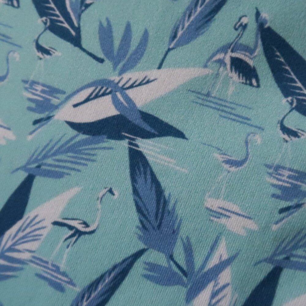 IZOD Tropical Flamingo Blue Stretch Polo (XXL) OMG! ⛳️